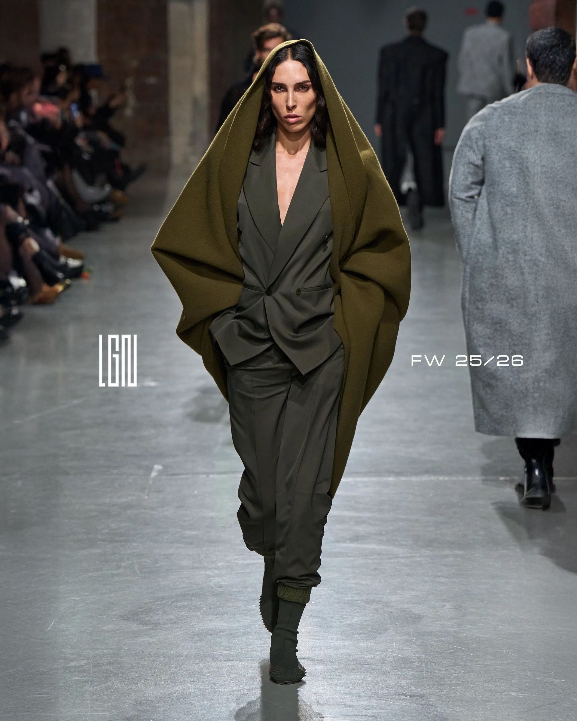 Louis Gabriel Nouchi FW25 runway show featuring Raya Martigny